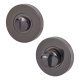 Bathroom Turn & Release - 52mm Diameter - Black Nickel