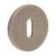 Escutcheon - 54mm Diameter - Keyhole - Antique Brass