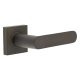Dark Bronze Fire Rated Door Handles on Square Rose - Kensington Range