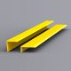 Heavy Duty Anti Slip Stair Nosing Strip - 1500 x 70 x 30mm - Yellow