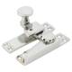 Heavy Duty Straight Quadrant Arm Locking Sash Window Fastener - 70 x 17mm - Pol Chrome
