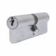 1 Star 6 Pin Kitemarked 100mm Euro Double Cylinder - 50 + 50mm - Satin Chrome - Keyed to Differ