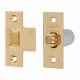 Original British Pattern Roller Catch - 23 x 59mm Faceplate - Polished Brass