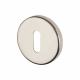 Escutcheon - 52mm Diameter - Keyhole - Polished Stainless Steel
