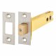 8mm Bolt Through Tubular Bathroom Deadbolt - 127mm Case - 108mm Backset - Square - Satin Stainless