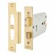2077 Bolt Through Horizontal Sashlock - 124mm Case - 38-101.5mm Backset - Polished Brass