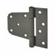 Heavy Duty Offset Gate Hinge - 89 x 115mm - Epoxy Black - Pair