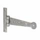 Door Tee Hinge - 152 x 102mm - Pewter - Pair