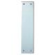 Solid Brass Plain Finger Plate - 305 x 70 x 6mm - Polished Chrome