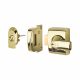 BS 3621:2007 Nightlatch - 40mm Backset - Polished Brass Case/Cylinder