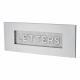 Embossed Letter Plate - 254 x 101mm - Polished Chrome