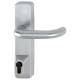 Outside Access Device without Cylinder - Lever - Silver