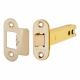 Heavy Duty Bolt Through Tubular Latch - 128mm Case - 107mm Backset - Radius - PVD Brass