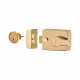 Deadlocking Nightlatch - 60mm Backset - Polished Brass Case/Cylinder
