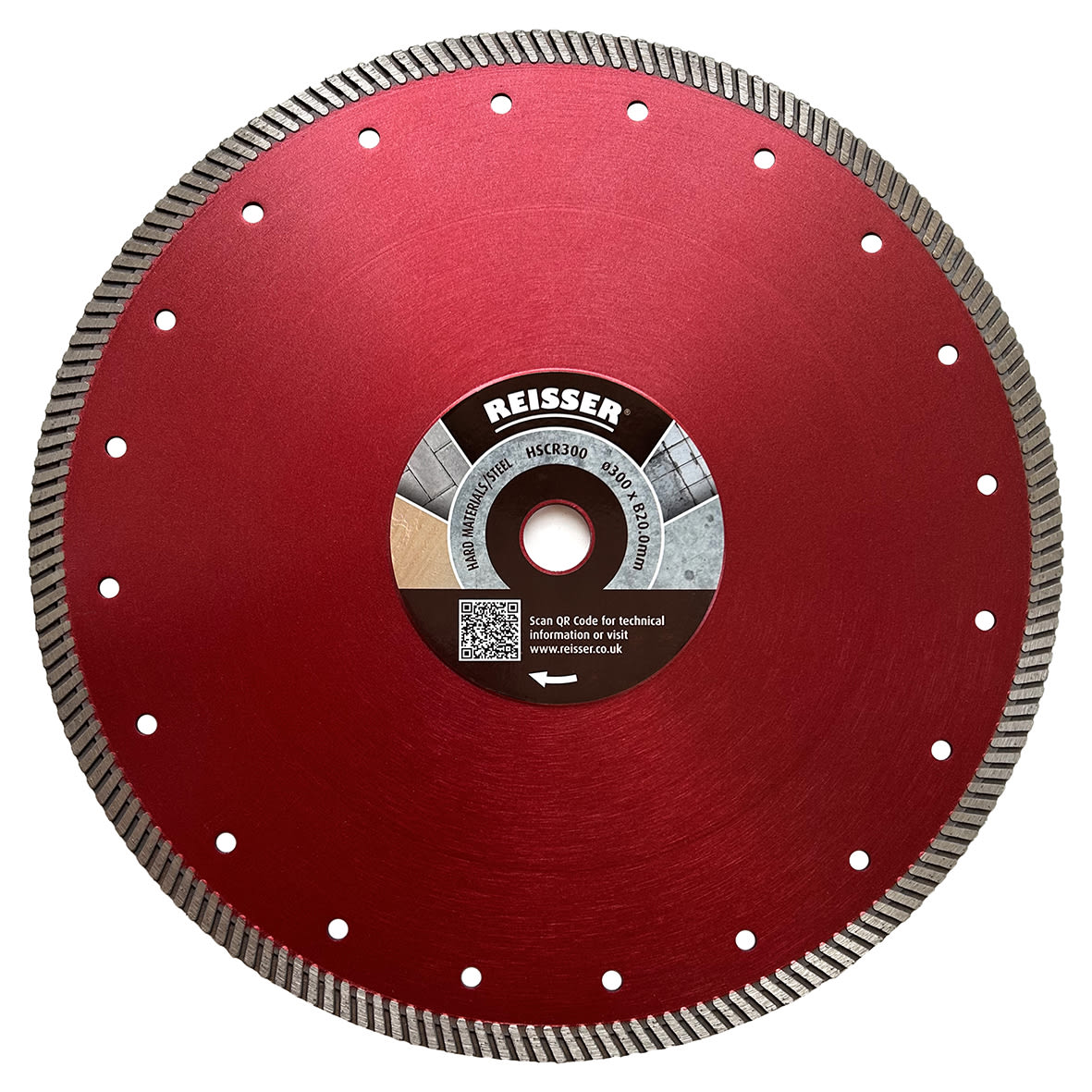 Diamond Blade - 300 x 20.00mm - Hard Materials & Steel
