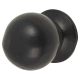 Ball Cabinet Knob - 30mm Diameter - Black Iron