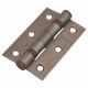 Twin Ball Bearing Butt Door Hinge - 75 x 50 x 2mm - Bronze Plated - Pair
