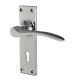 Polished Chrome Keyhole Lock Door Handles - Buckingham Range - 152 x 41mm