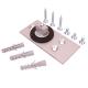 Concealed Transom Door Closer Floor Pivot with Flat Tapered Spindle