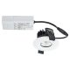 LED Low Profile 6W Fire Rated LED Dimmable Fixed Downlight - 4000K Cool White - White
