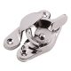 14mm Narrow Keep Fitch Sash Window Fastener - 65 x 14mm - Polished Chrome
