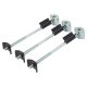 700ZIPCLIP Worktop Connectors - Suits 28mm Thick Worktops - 164mm Length - Pack of 3
