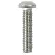 Button Head Socket Screws - M6 x 25mm - A2 Stainless Steel - Pack of 10