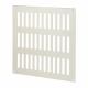 Plain Slotted Vent - 229 x 229mm - 13500mm² Free Air Flow - Satin Aluminium