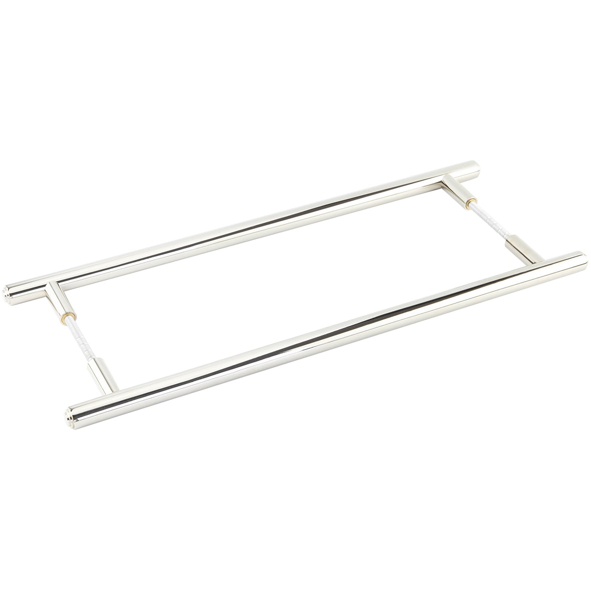 Polished Nickel 20mm T-Bar Door Pull Handle - B2B - 425mm c/c - Belgrave Range