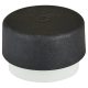 Nylon Floor/Wall Mounted Door Stop - 32 x 20mm - Diamond White