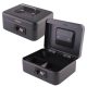 Cash Box with Combination Lock - 8" - Black