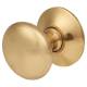 Spun Round Cabinet Knob - 19mm Diameter - Polished Brass