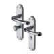 Satin Chrome Bathroom Door Handles - Donna Range - 183 x 42mm