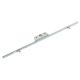 Single U-Rail Offset Espagnolette uPVC Window Lock - 800mm Length - 20mm Backset - 8mm Cam