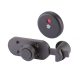 Premier Cubicle Indicator Bolt - 17-21mm Panels - Black Fine Textured