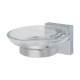 Chester Soap Dish & Holder - 54 x 108 x 126mm - Polished Chrome