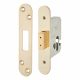 Architectural Euro Profile Deadlock - 65mm Case - 44mm Backset - Radius - PVD Brass