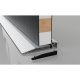Proline AM5EX Outward Threshold - 1000mm Length - Outward Opening Doors - Mill Silver