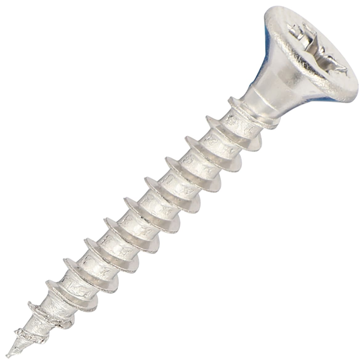 Pozi Countersunk Wood Screws - 3.5 x 25mm - A2 Stainless Steel - Pack of 200