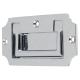 Military Chest Flush Cabinet Pull Handle - 89 x 45mm - Polished Chrome