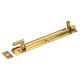 Polished Brass Necked Barrel Bolt - 150 x 25mm