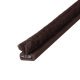 Sash Window Plain Pile Carrier - 2200mm Length - 4.5mm Pile - Brown