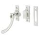 Bulb End Mortice & Hook Plate Casement Window Fastener - Reversible - Polished Chrome