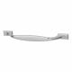 Crofts & Assinder Marlborough 15mm D-Bar Cabinet Pull Handle - 128mm Centres - Polished Chrome