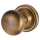 Marcus Antique Brass Mortice Door Knob - 62mm Rose Diameter - Hampstead Range