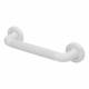 36mm Plastic Fluted Grab Rail - 305mm Length - White