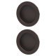Marcus Round Flush Pull Handles - Matt Bronze