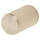 Lines Cylinder Cabinet Knob - 18mm Diameter - Satin Nickel
