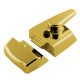 Replacement Nightlatch - 60mm Backset - Polished Brass Case/Cylinder