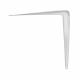 London Pattern Shelf Bracket - 300 x 250mm - White